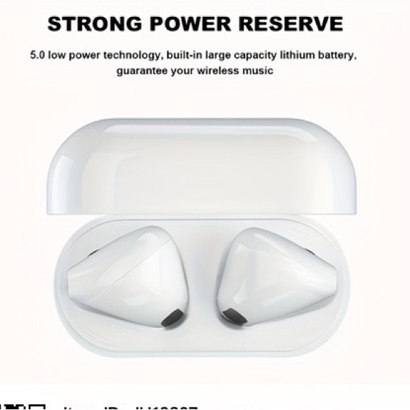 Waterproof Wireless Earbuds / AirPod With Case - Picture 5 of 13
